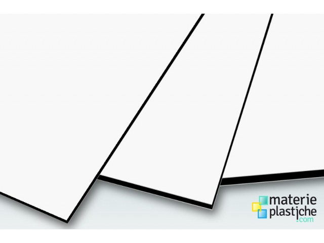 Lastre Multistrato Palboard&reg; Bianco/Nero/Bianco spessore 3mm